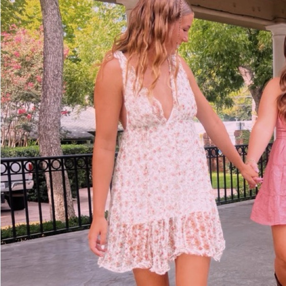 Free People Gimme Butterflies Slip Dress